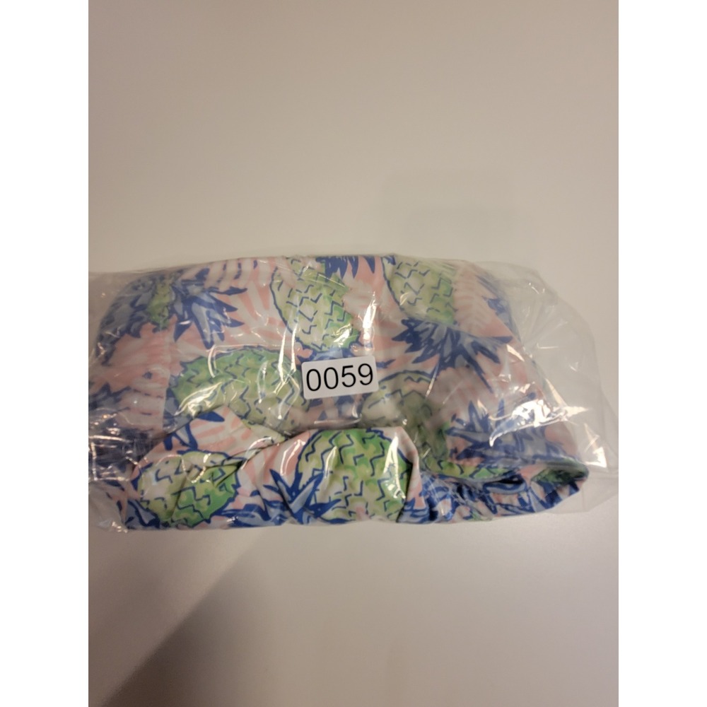 Vineyard Vines Mens Medium Pineapple Print Swim Trunks Blue Pink Green Shorts - Picture 8 of 8